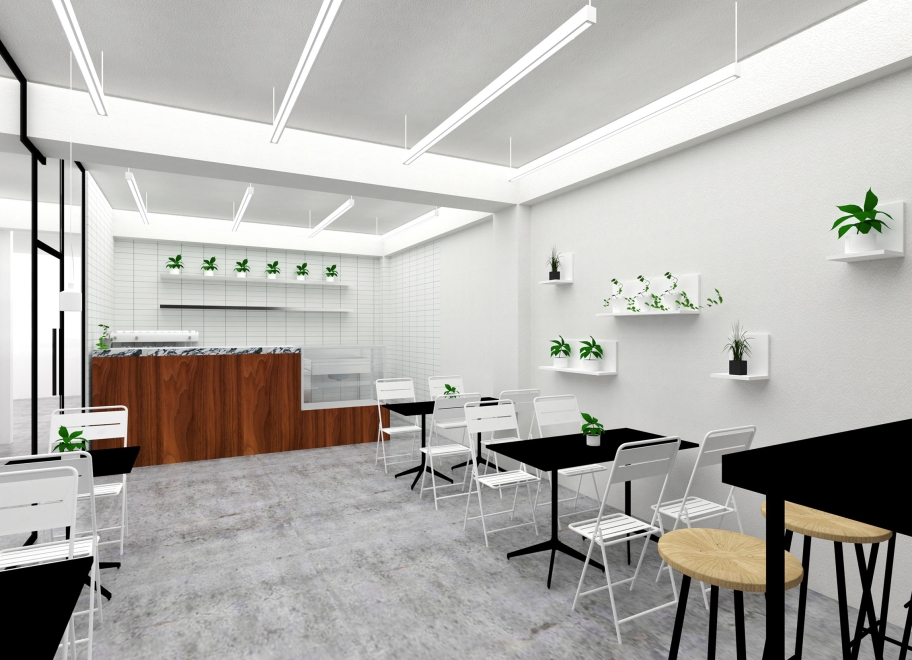 white cafe